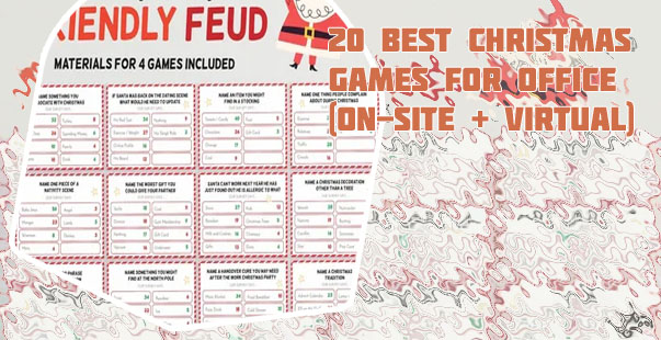 Christmas party games for work