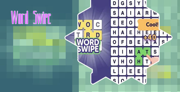 Word swipe game